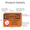 Signmission No Smoking Beyond This Point OSHA Warning Sign, Aluminum, 14in W x 10in L, 2PK OS-2PACK-WS-A-1014-L-12710 - alternate 5